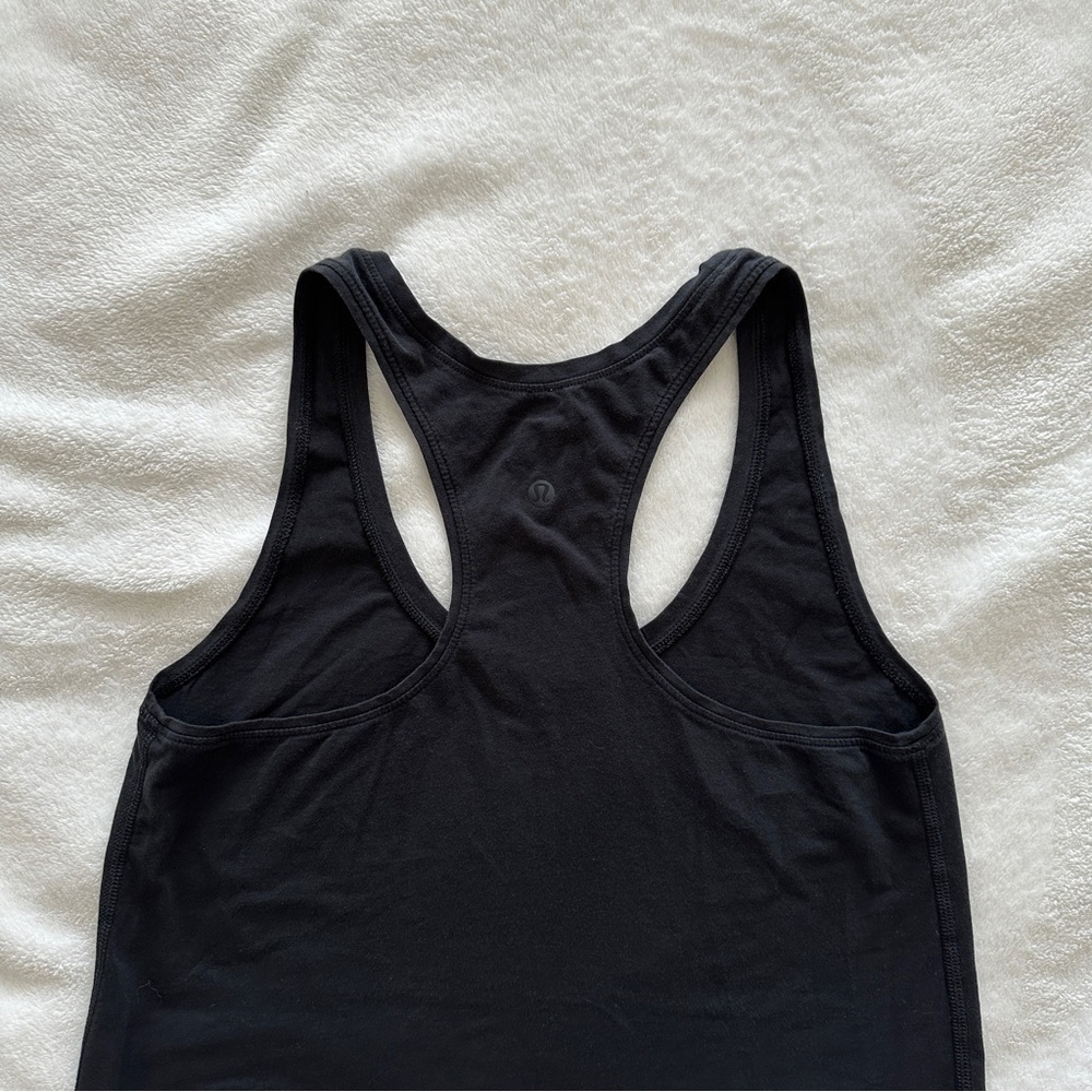 LULULEMON RACERBACK TANK WOMENS  SIZE 6 BLACK - Picture 12 of 15